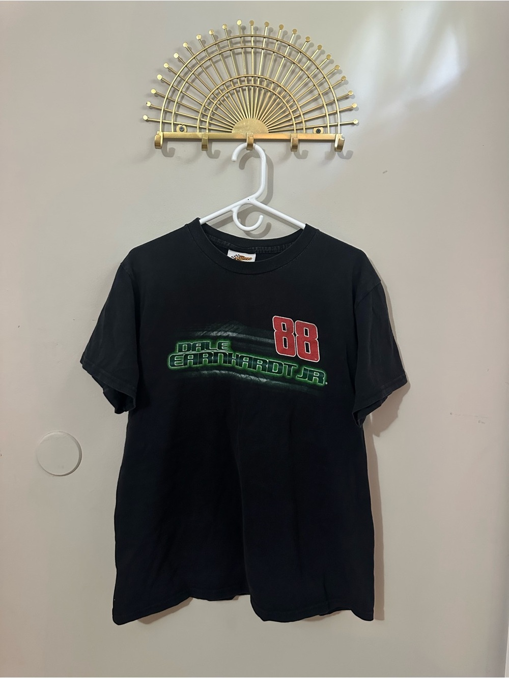 Nascar Oversized Dale Earnhardt Jr. Black Short-Sleeve Tee